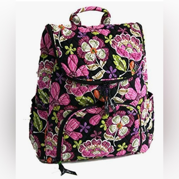 Vera Bradley Handbags - VERA BRADLEY Pirouette Pink Backpack